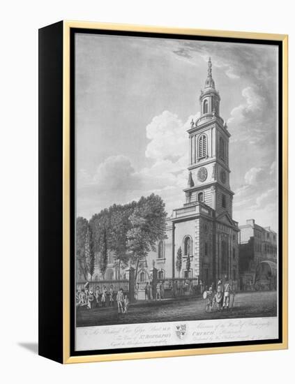 Church of St Botolph Without Bishopsgate, City of London, 1802-George Hawkins-Framed Premier Image Canvas