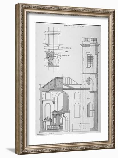 Church of St Clement, Eastcheap, City of London, 1860-John Clayton-Framed Giclee Print