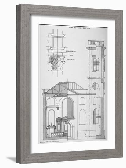 Church of St Clement, Eastcheap, City of London, 1860-John Clayton-Framed Giclee Print