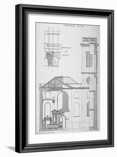 Church of St Clement, Eastcheap, City of London, 1860-John Clayton-Framed Giclee Print