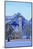 Church of St. Coloman and Tannheimer Alps near Schwangau, Allgau, Bavaria, Germany, Europe-Hans-Peter Merten-Mounted Photographic Print