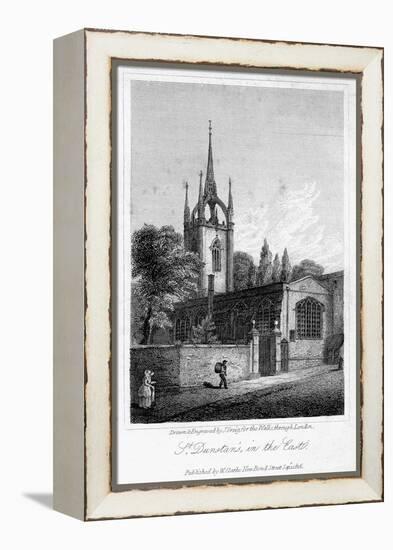 Church of St Dunstan in the East, City of London, 1816-J Greig-Framed Premier Image Canvas