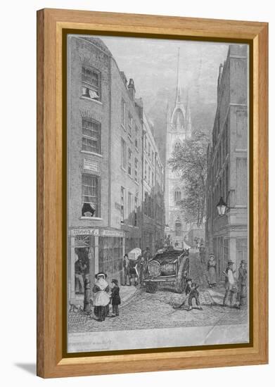 Church of St Dunstan-In-The-East from the Custom House, City of London, 1828-Edward William Cooke-Framed Premier Image Canvas