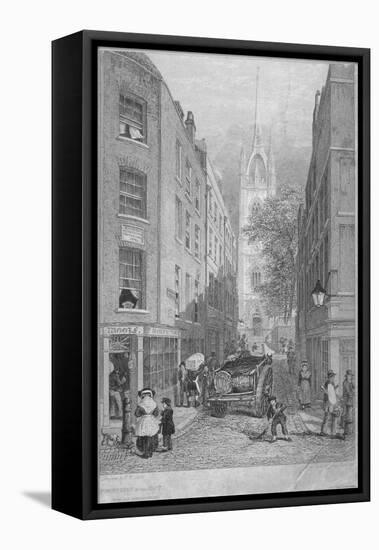 Church of St Dunstan-In-The-East from the Custom House, City of London, 1828-Edward William Cooke-Framed Premier Image Canvas