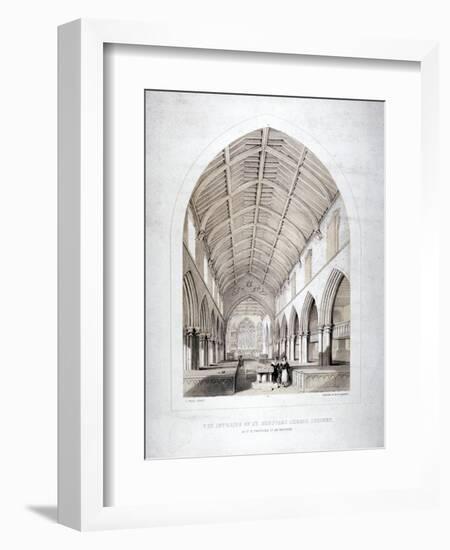 Church of St Dunstan, Stepney, London, 1846-George Childs-Framed Giclee Print