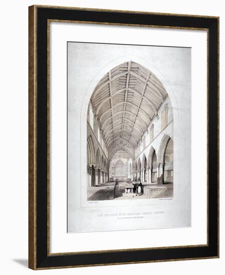 Church of St Dunstan, Stepney, London, 1846-George Childs-Framed Giclee Print