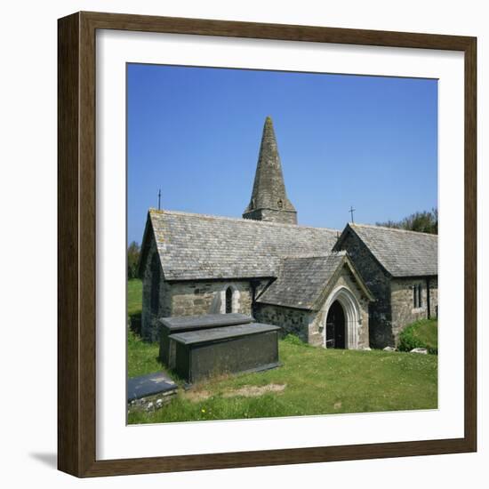 Church of St. Enodor, Rock, Cornwall, England, United Kingdom, Europe-Michael Jenner-Framed Photographic Print