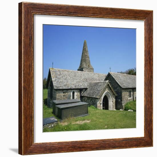 Church of St. Enodor, Rock, Cornwall, England, United Kingdom, Europe-Michael Jenner-Framed Photographic Print