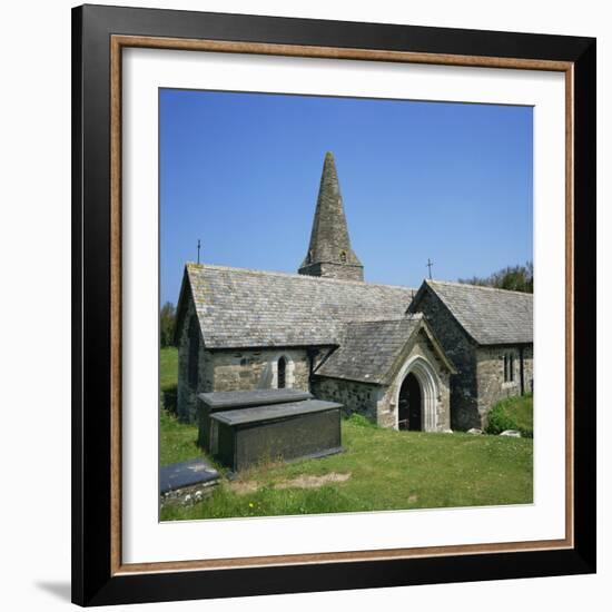 Church of St. Enodor, Rock, Cornwall, England, United Kingdom, Europe-Michael Jenner-Framed Photographic Print