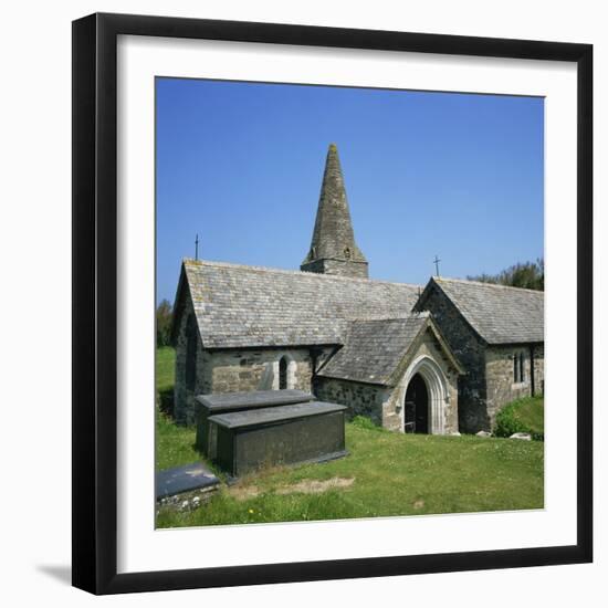 Church of St. Enodor, Rock, Cornwall, England, United Kingdom, Europe-Michael Jenner-Framed Photographic Print