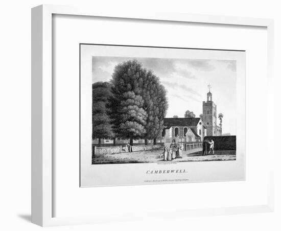 Church of St Giles, Camberwell, London, 1792-William Ellis-Framed Giclee Print