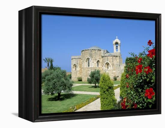 Church of St. John the Baptist, Ancient Town of Byblos (Jbail), Mount Lebanon District, Lebanon-Gavin Hellier-Framed Premier Image Canvas