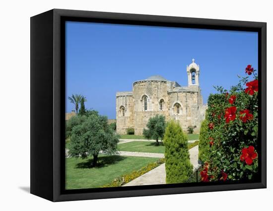 Church of St. John the Baptist, Ancient Town of Byblos (Jbail), Mount Lebanon District, Lebanon-Gavin Hellier-Framed Premier Image Canvas