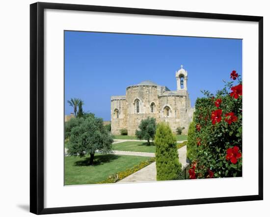 Church of St. John the Baptist, Ancient Town of Byblos (Jbail), Mount Lebanon District, Lebanon-Gavin Hellier-Framed Photographic Print