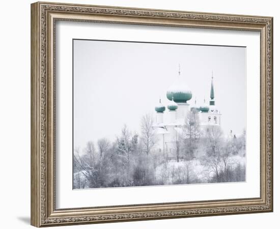 Church of St. John the Baptist in Winter, Staraya Ladoga, Leningrad Region, Russia-Nadia Isakova-Framed Photographic Print