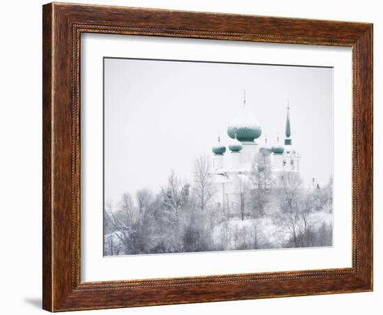 Church of St. John the Baptist in Winter, Staraya Ladoga, Leningrad Region, Russia-Nadia Isakova-Framed Photographic Print