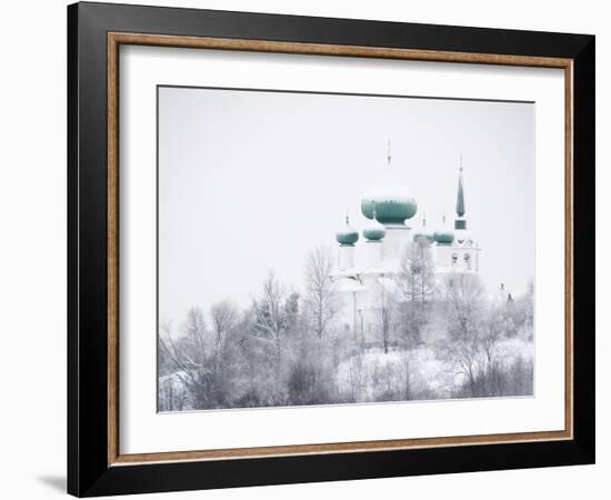 Church of St. John the Baptist in Winter, Staraya Ladoga, Leningrad Region, Russia-Nadia Isakova-Framed Photographic Print