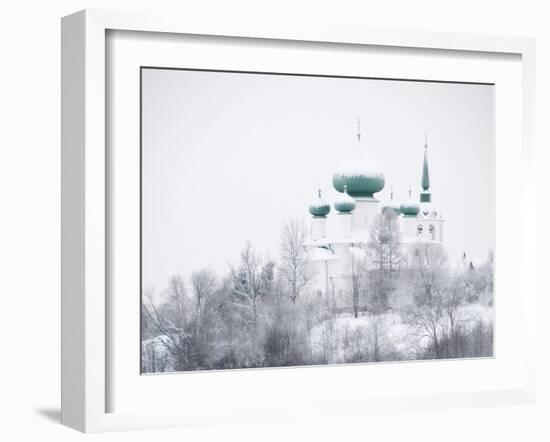 Church of St. John the Baptist in Winter, Staraya Ladoga, Leningrad Region, Russia-Nadia Isakova-Framed Photographic Print