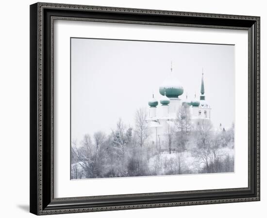 Church of St. John the Baptist in Winter, Staraya Ladoga, Leningrad Region, Russia-Nadia Isakova-Framed Photographic Print