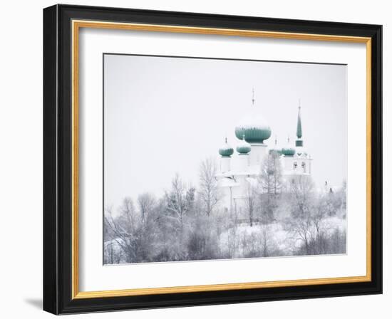 Church of St. John the Baptist in Winter, Staraya Ladoga, Leningrad Region, Russia-Nadia Isakova-Framed Photographic Print