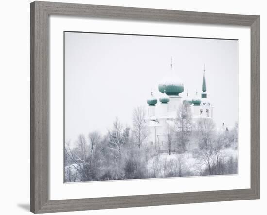 Church of St. John the Baptist in Winter, Staraya Ladoga, Leningrad Region, Russia-Nadia Isakova-Framed Photographic Print