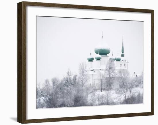 Church of St. John the Baptist in Winter, Staraya Ladoga, Leningrad Region, Russia-Nadia Isakova-Framed Photographic Print