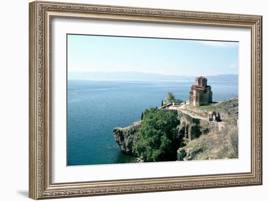 Church of St John the Divine, Kaneo, Lake Ohrid, Macedonia-Vivienne Sharp-Framed Photographic Print