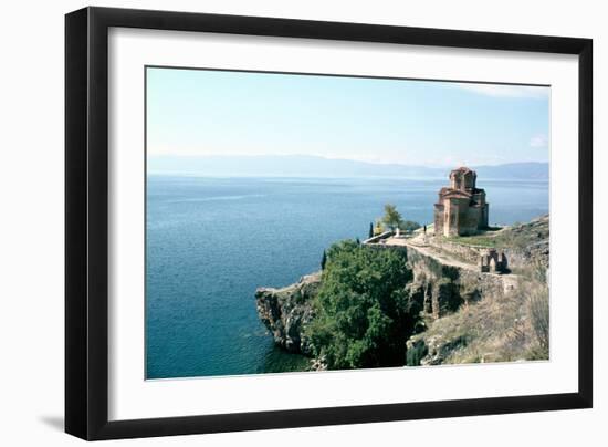 Church of St John the Divine, Kaneo, Lake Ohrid, Macedonia-Vivienne Sharp-Framed Photographic Print