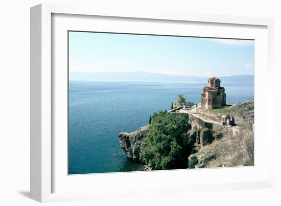 Church of St John the Divine, Kaneo, Lake Ohrid, Macedonia-Vivienne Sharp-Framed Photographic Print