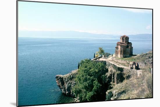 Church of St John the Divine, Kaneo, Lake Ohrid, Macedonia-Vivienne Sharp-Mounted Photographic Print