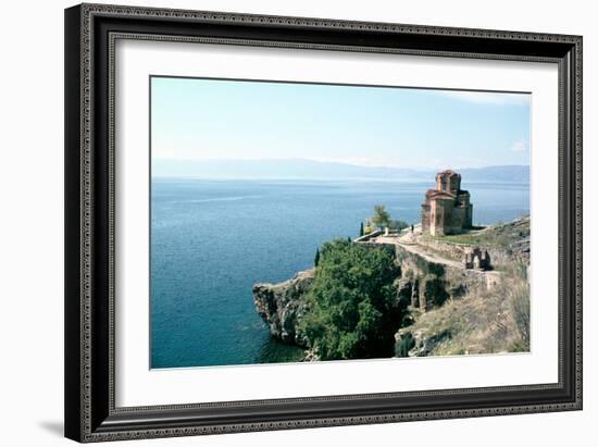 Church of St John the Divine, Kaneo, Lake Ohrid, Macedonia-Vivienne Sharp-Framed Photographic Print