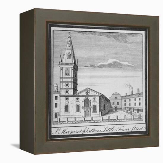 Church of St Margaret Pattens, Little Tower Street, City of London, 1750-null-Framed Premier Image Canvas