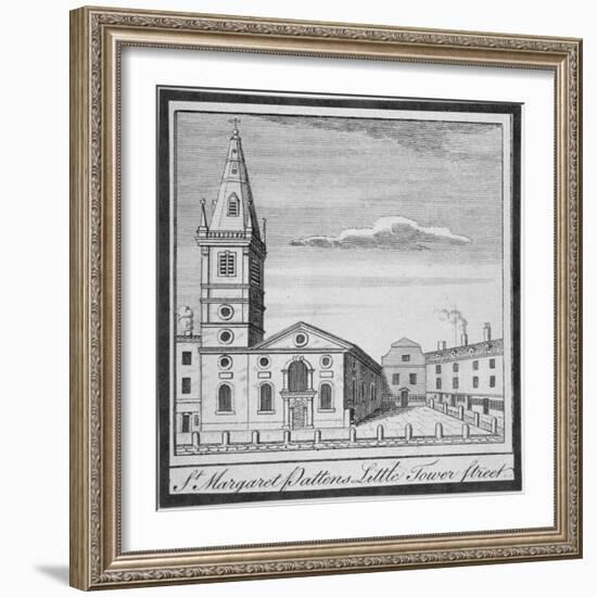 Church of St Margaret Pattens, Little Tower Street, City of London, 1750-null-Framed Giclee Print