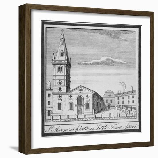 Church of St Margaret Pattens, Little Tower Street, City of London, 1750-null-Framed Giclee Print