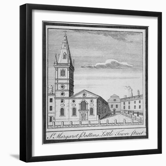 Church of St Margaret Pattens, Little Tower Street, City of London, 1750-null-Framed Giclee Print