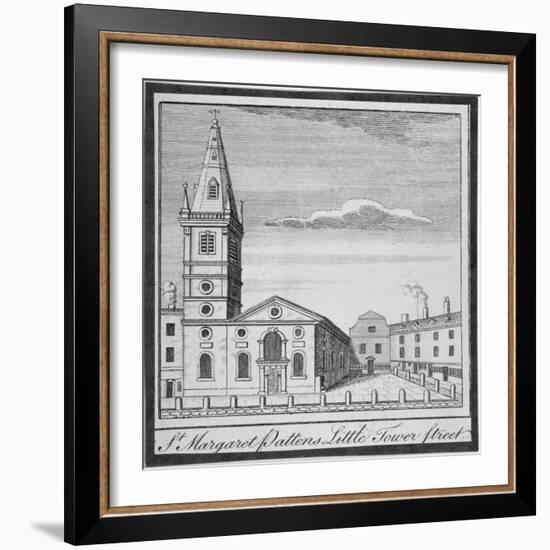 Church of St Margaret Pattens, Little Tower Street, City of London, 1750-null-Framed Giclee Print