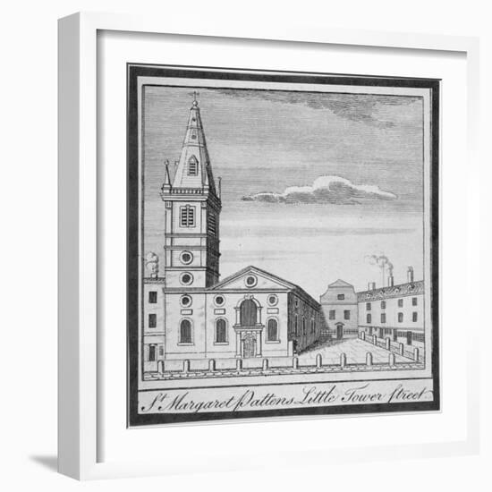 Church of St Margaret Pattens, Little Tower Street, City of London, 1750-null-Framed Giclee Print