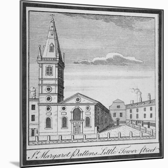 Church of St Margaret Pattens, Little Tower Street, City of London, 1750-null-Mounted Giclee Print