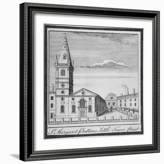 Church of St Margaret Pattens, Little Tower Street, City of London, 1750-null-Framed Giclee Print