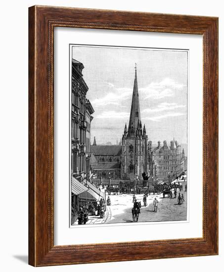 Church of St Martin in the Bull Ring, Birmingham, West Midlands, 1887-null-Framed Giclee Print