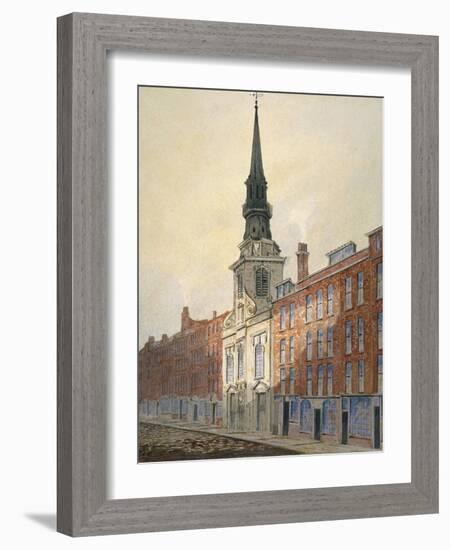 Church of St Martin Within Ludgate and Ludgate Hill, City of London, 1815-William Pearson-Framed Giclee Print