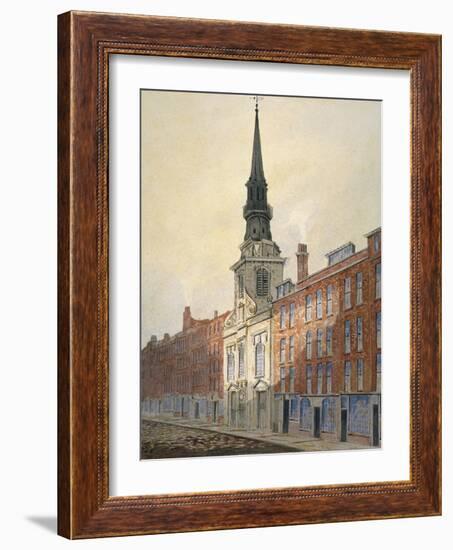 Church of St Martin Within Ludgate and Ludgate Hill, City of London, 1815-William Pearson-Framed Giclee Print