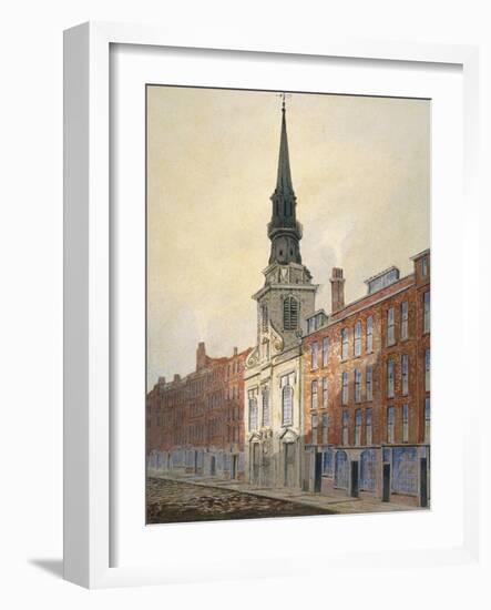 Church of St Martin Within Ludgate and Ludgate Hill, City of London, 1815-William Pearson-Framed Giclee Print