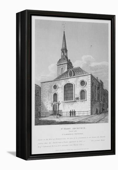 Church of St Mary Abchurch, City of London, 1812-Joseph Skelton-Framed Premier Image Canvas