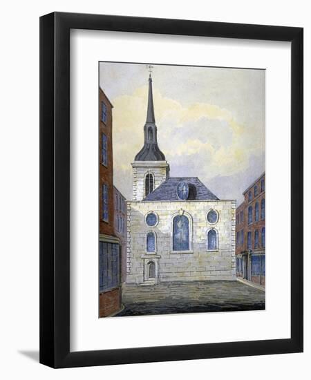 Church of St Mary Abchurch, City of London, C1815-William Pearson-Framed Giclee Print