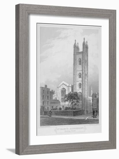 Church of St Mary Aldermary, City of London, 1839-John Le Keux-Framed Giclee Print