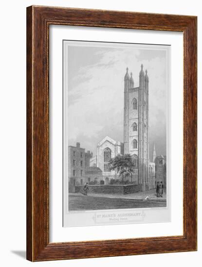 Church of St Mary Aldermary, City of London, 1839-John Le Keux-Framed Giclee Print