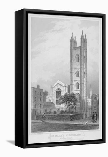 Church of St Mary Aldermary, City of London, 1839-John Le Keux-Framed Premier Image Canvas