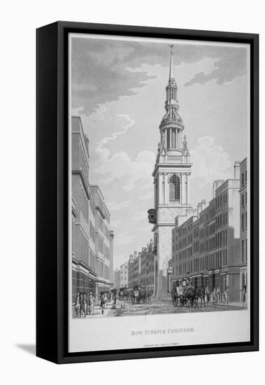 Church of St Mary-Le-Bow, Cheapside, City of London, 1798-Thomas Malton II-Framed Premier Image Canvas