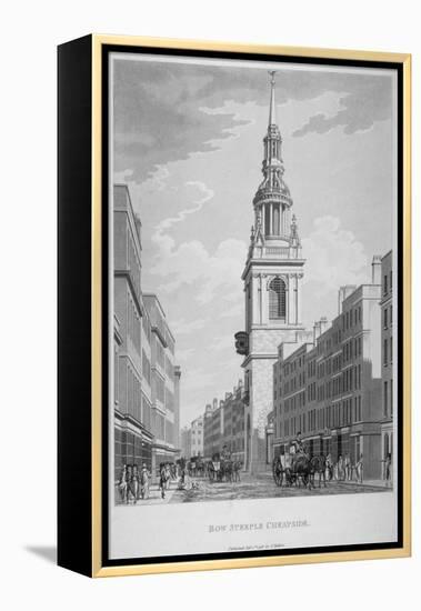 Church of St Mary-Le-Bow, Cheapside, City of London, 1798-Thomas Malton II-Framed Premier Image Canvas